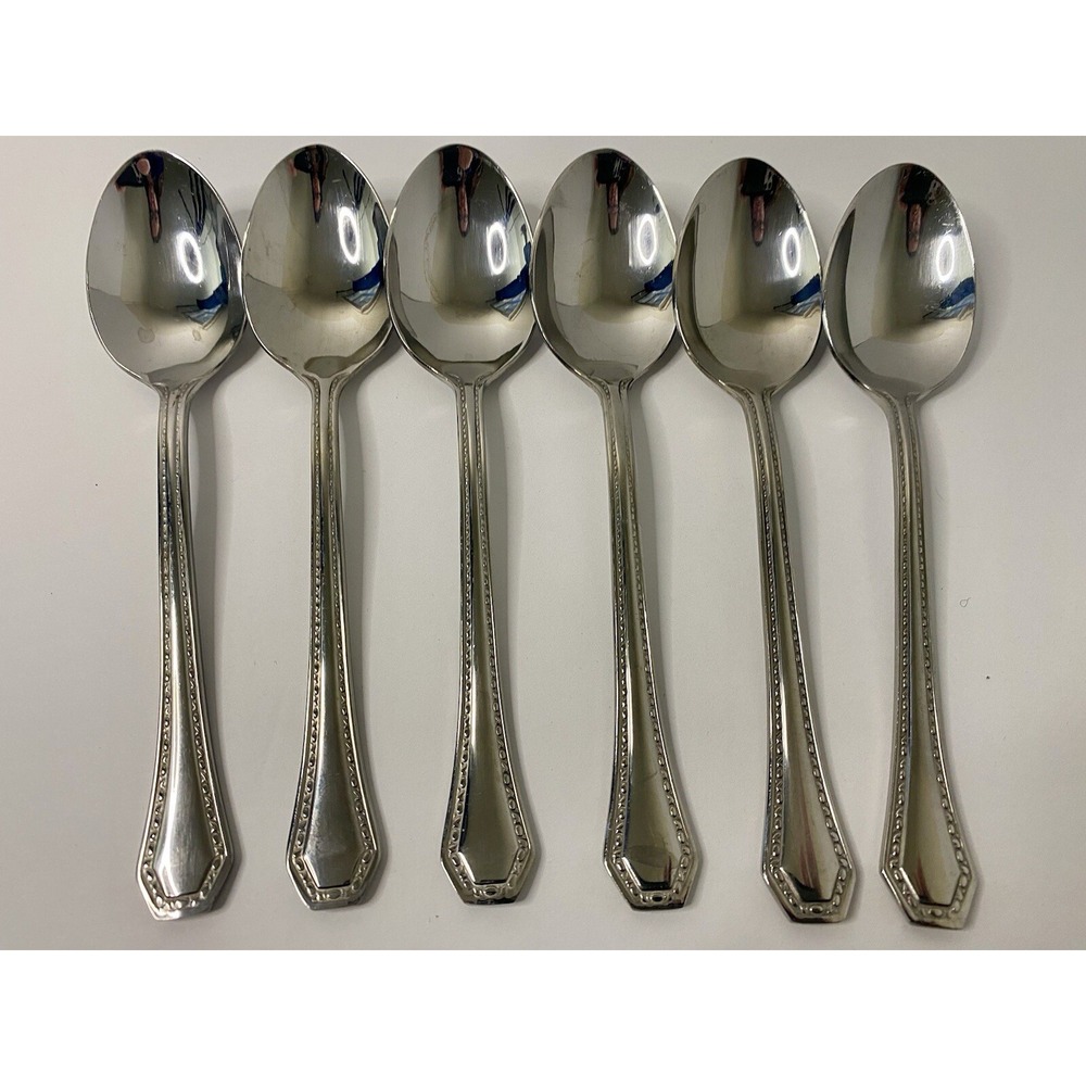 Reed & Barton COPLEY 6 Teaspoons Stainless Steel Flatware Replacements #2